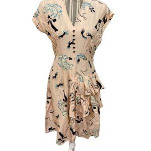 Trashy Diva Slap and Tickle Sadie Ruffle dress size 8